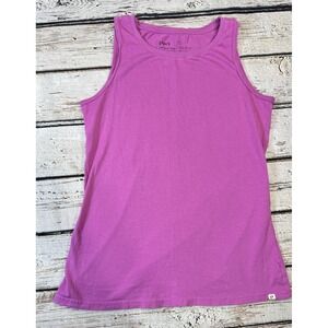 Pact Pink Sleeveless Tank Top Organic Cotton Women's‎ Size Small